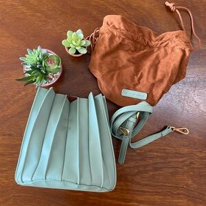 Lily Recycled Vegan Leather Small Top Handle Bag